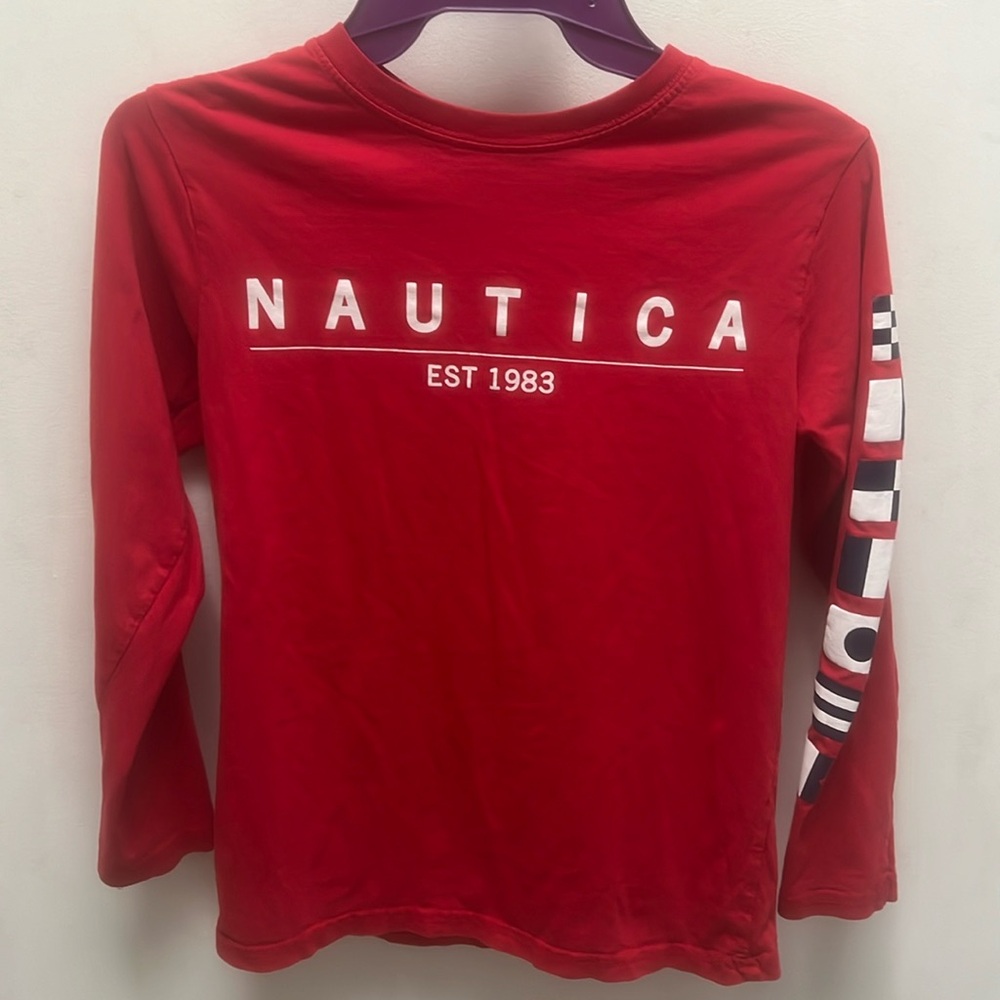 Boys preowned Nautica long sleeve shirt